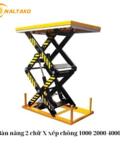 Bàn nâng 2 chữ X xếp chồng 1000/2000/4000kg