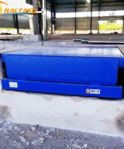 Sàn nâng thủy lực 12 tấn, mặt sàn 2x2m 2