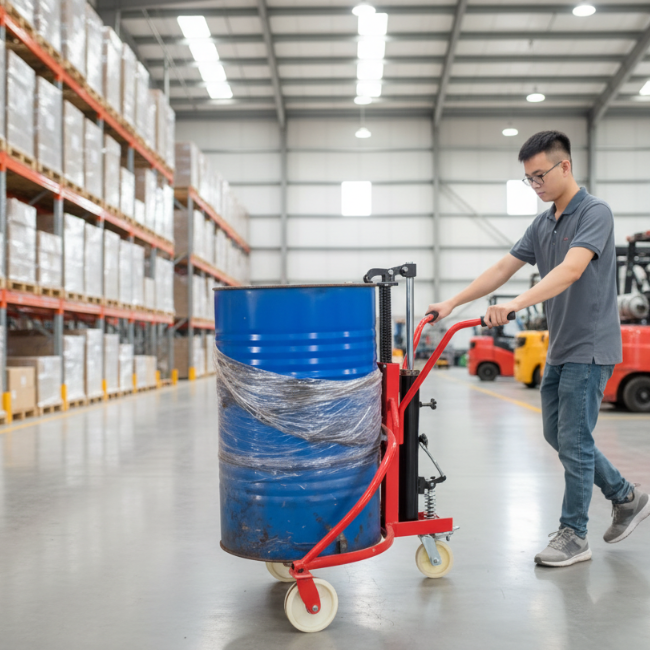 Xe Nâng Thùng Phuy 2 Xe Nâng Thùng Phuy 2