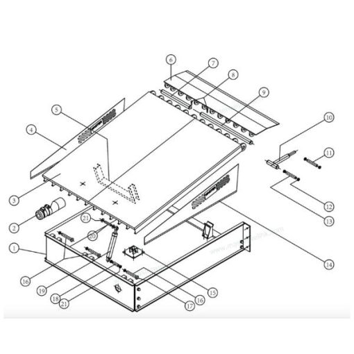 Hydraulic dock leveler