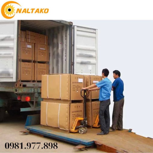 Bàn Nâng Đóng - Rút Hàng Từ Container