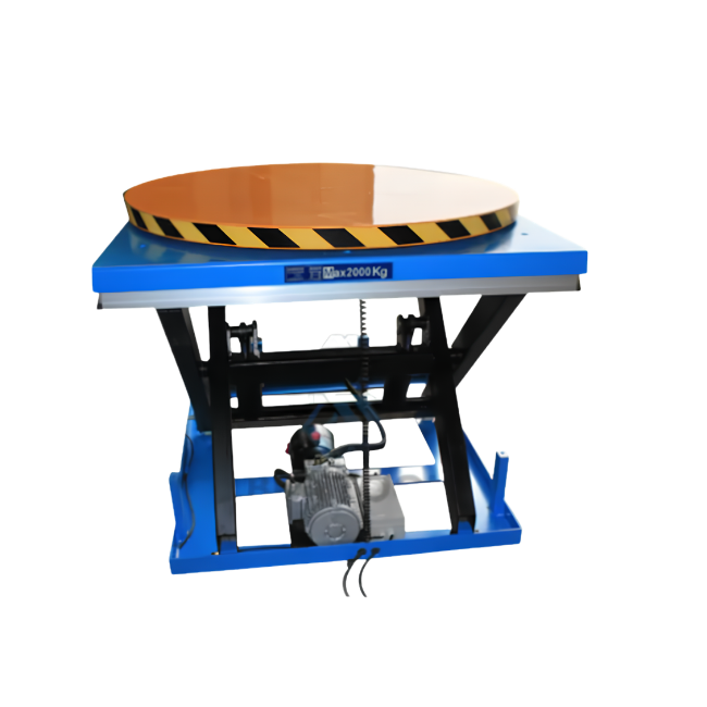 360-Degree Rotating Stage Lift Table, 1.3m High 4 360-Degree Rotating Stage Lift Table, 1.3m High 4