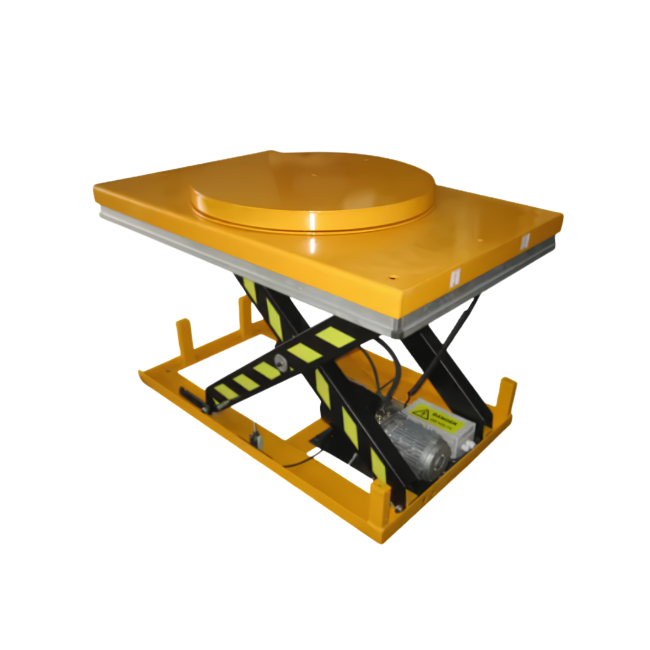360-Degree Rotating Stage Lift Table, 1.3m High 360-Degree Rotating Stage Lift Table, 1.3m High