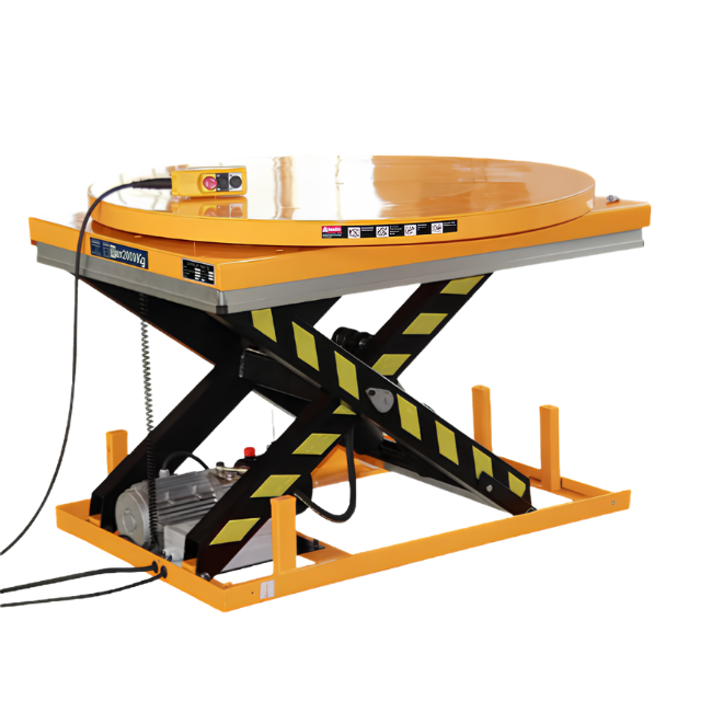 360-Degree Rotating Stage Lift Table, 1.3m High 3 360-Degree Rotating Stage Lift Table, 1.3m High 3