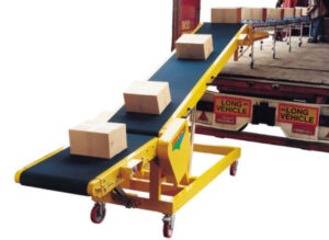 Băng tải chuyển hàng lên container
