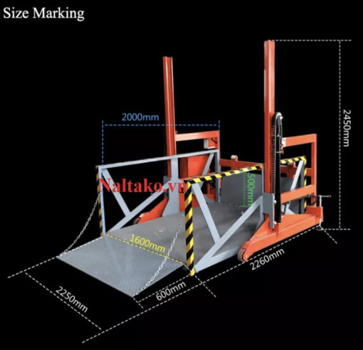 Cầu xe nâng Tải Trọng 2 Tấn