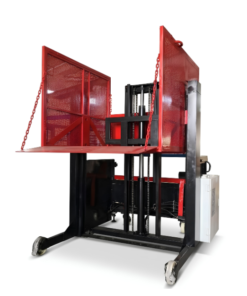 Mini Forklift Ramp – Wheeled Type with Hydraulic Lift