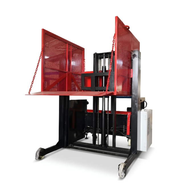 Mini Forklift Ramp – Wheeled Type with Hydraulic Lift Mini Forklift Ramp – Wheeled Type with Hydraulic Lift