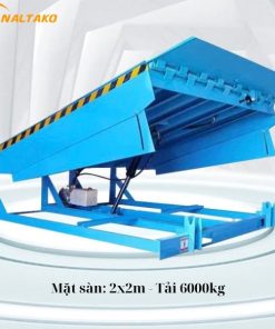 Dock Leveler mặt sàn 2x2m, tải trọng 6000kg