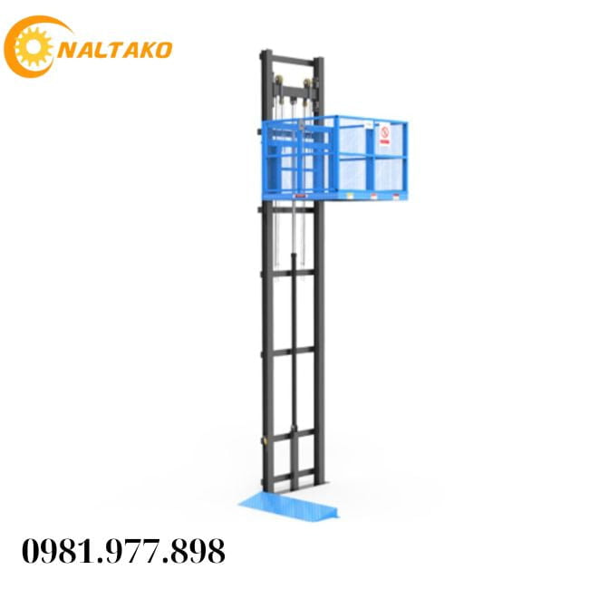 Thang Tời Hàng Mini Thủy Lực 4 Thang Tời Hàng Mini Thủy Lực 4