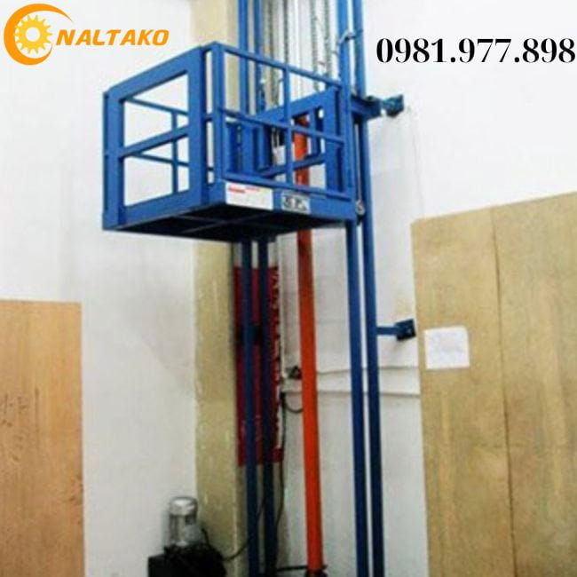 Thang Tời Hàng Mini Thủy Lực 2 Thang Tời Hàng Mini Thủy Lực 2