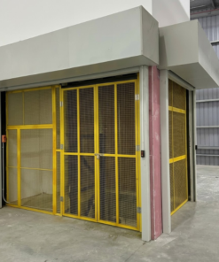 Thang nâng thủy lực có lồng bảo vệ của Naltako