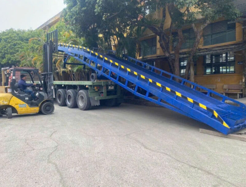 Tính toán tải trọng cầu dẫn xe nâng