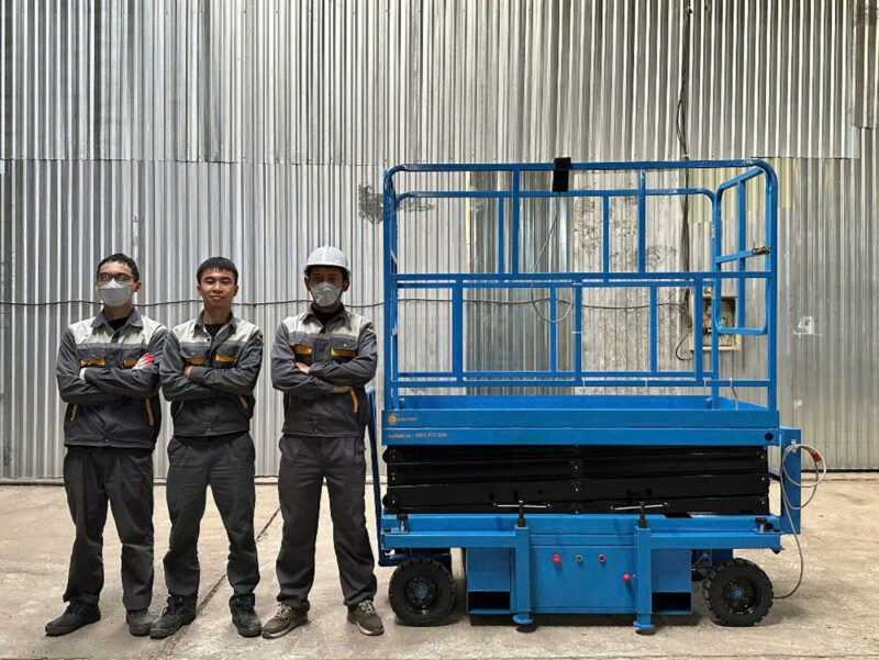 Naltako - địa chỉ cung cấp xe nâng người cắt kéo uy tín tại Hà Nội
