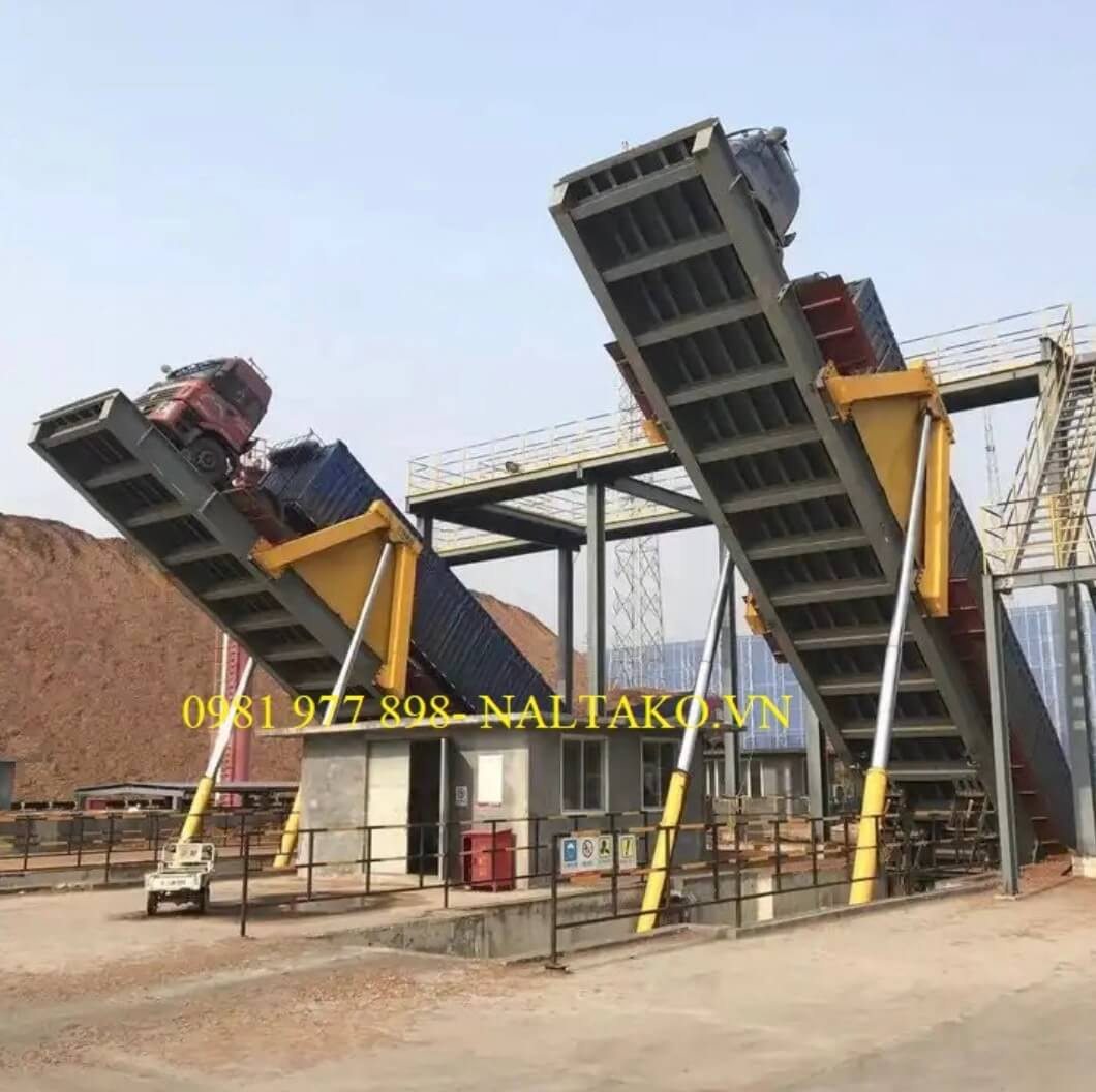 Bàn nâng xe đổ liệu – Bàn nâng xe container 3 Bàn nâng xe đổ liệu – Bàn nâng xe container 3