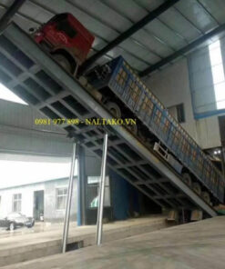 Bàn nâng xe đổ liệu – Bàn nâng xe container 2