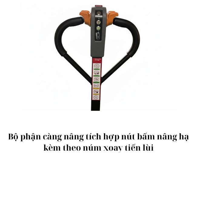 Hệ thống tay cầm điều khiển tích hợp các nút bấm 