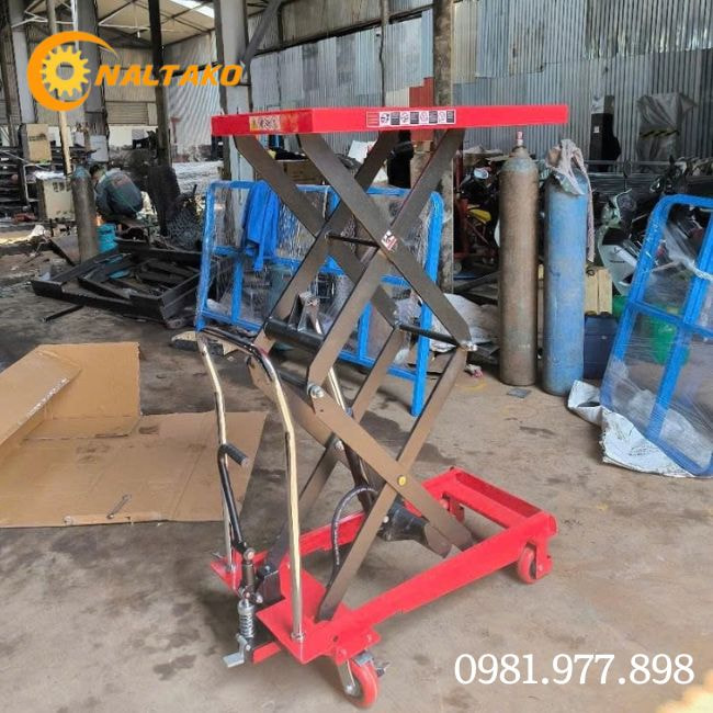 Xe mặt bàn 500kg - nâng cao 1.5m