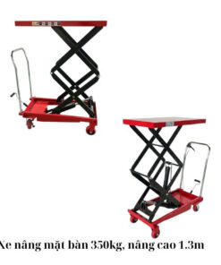 Xe nâng măt bàn 350kg - nâng cao 1.3m