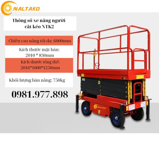 Xe Nâng Người 6M – Mã NTK2 NTK3 2