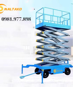 xe nâng người cắt kéo